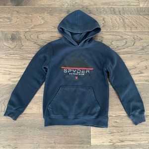 Boys Navy blue Spyder hoodie